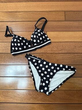 Kate Spade San Clemente Polka Dot Bikini Set XS